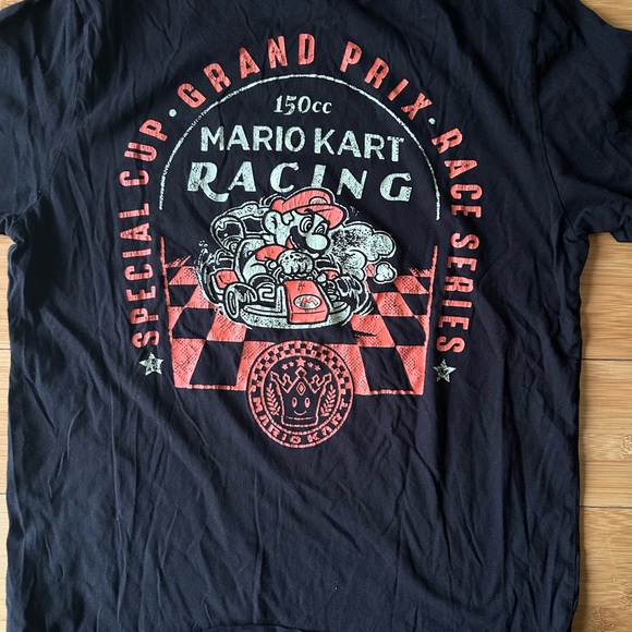 Vintage Old Navy Nintendo Mario Kart Grand Prix Racing Series T-Shirt - Picture 4 of 4